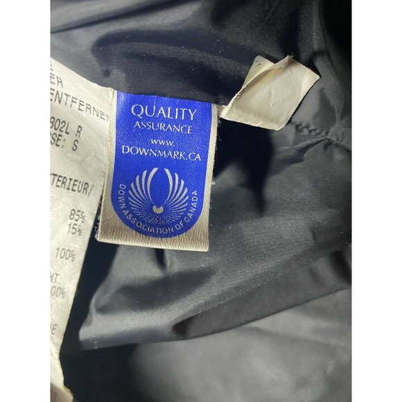 Canada Goose Shelburne Down Women’s NAVY Parka Coyote Fur Trim S/P - Picture 11 of 12